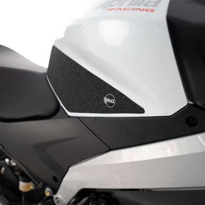 R&G Tank Traction Grips for  Aprilia RS457 '24- Colour: Clear