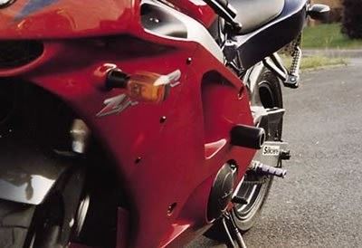 Crash Protectors - Classic Style for Kawasaki ZX6R F1-F3 Colour: Black