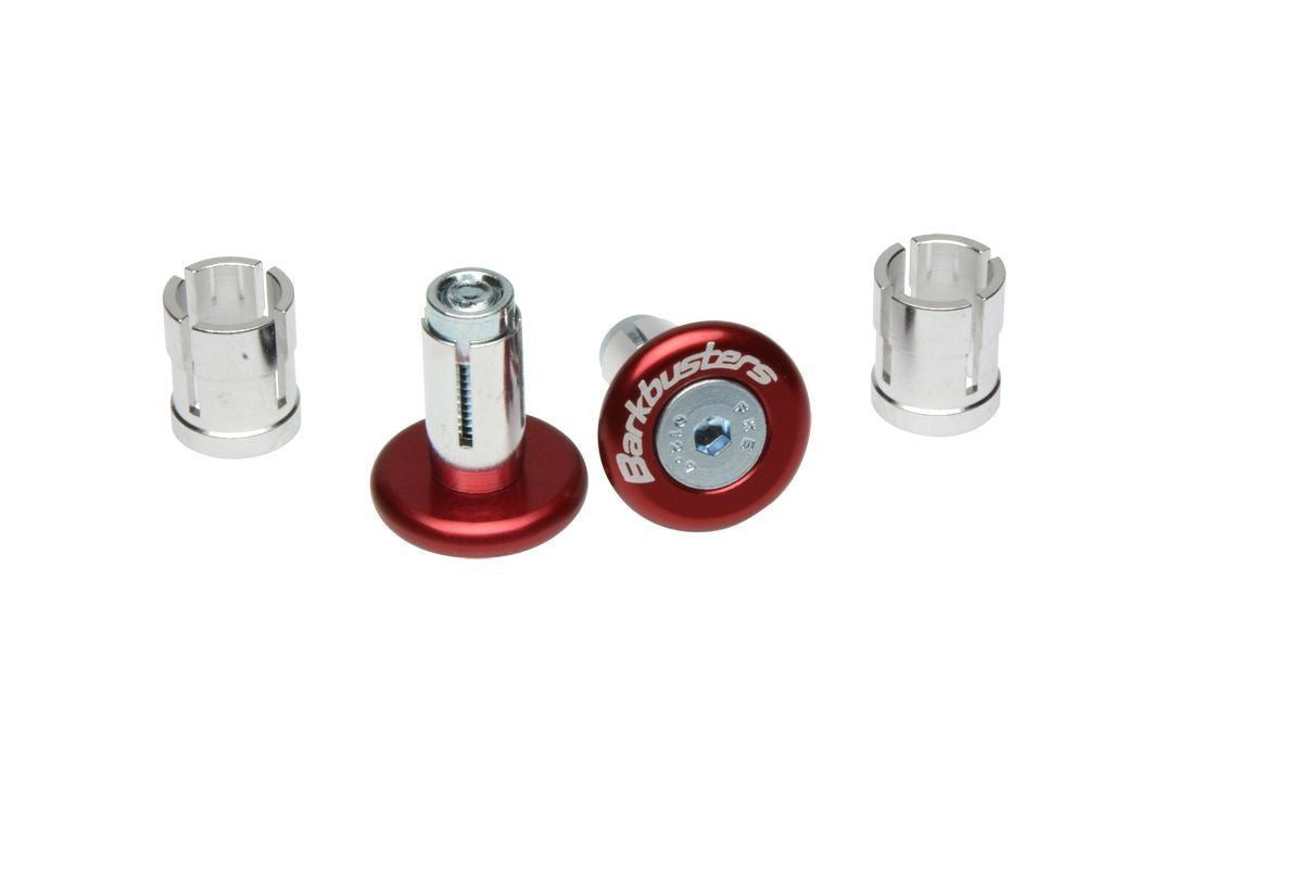 BarkBusters Handlebar End Plugs (pair - expanding style) Colour Option: Orange