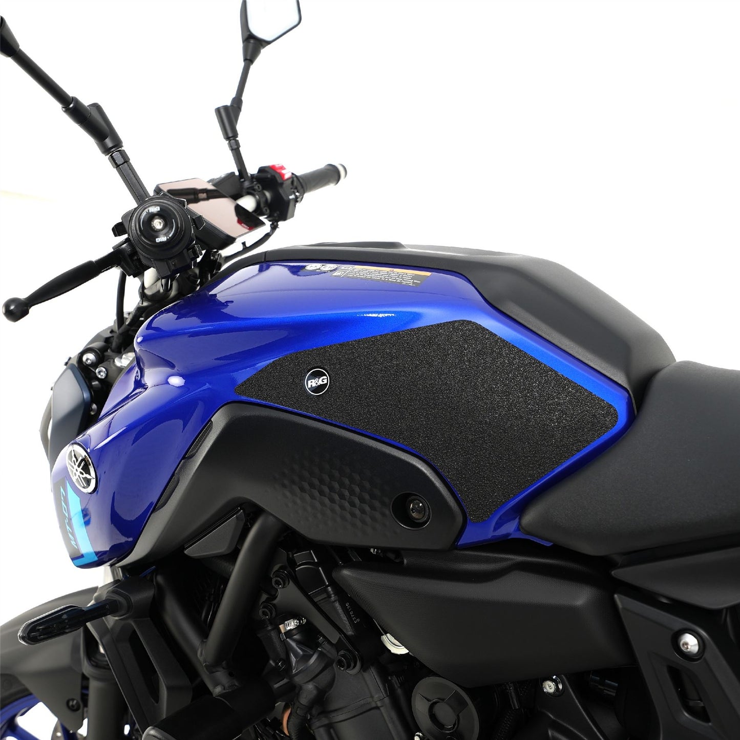 R&G Tank Traction Grips for Yamaha MT-07 '21- '24 Colour: Black