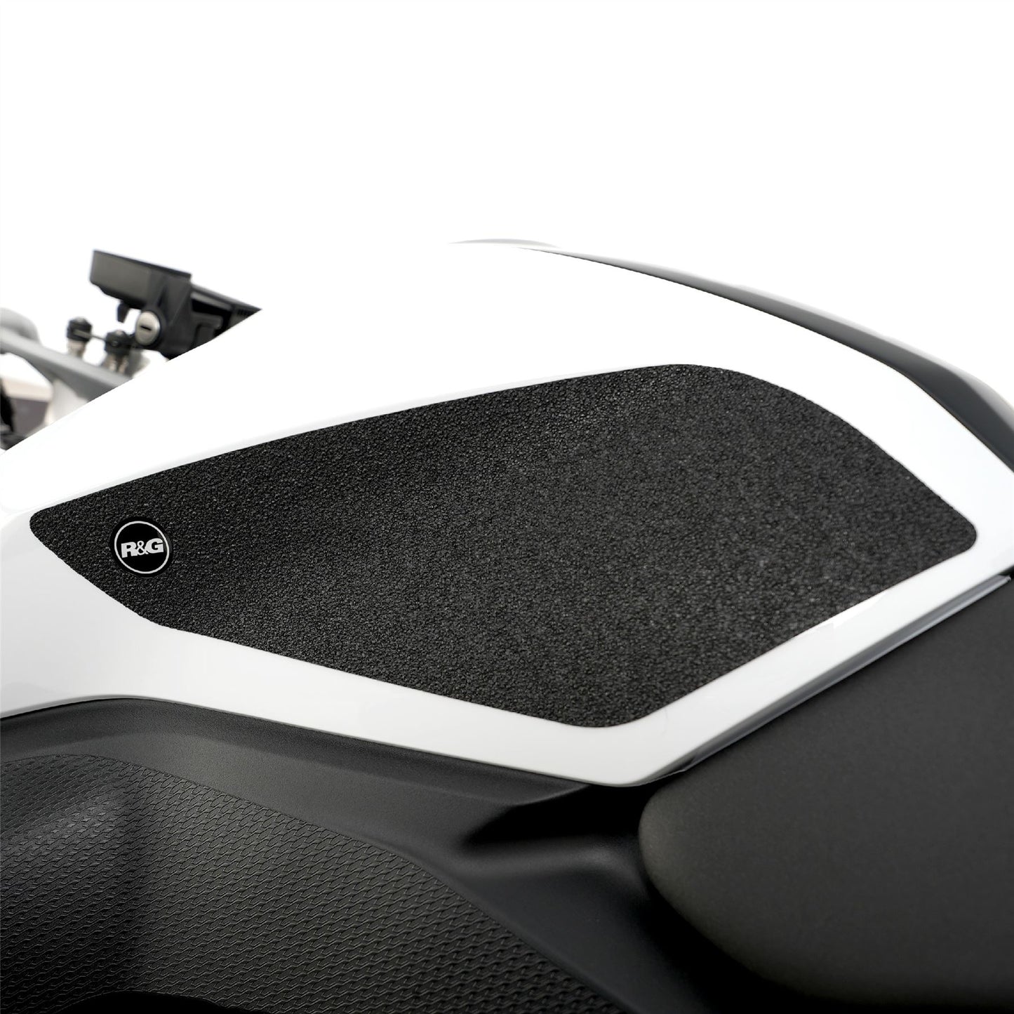 R&G Tank Traction Grips for BMW  R1250 RS '19-,R1250RS SE '24- Colour: Clear