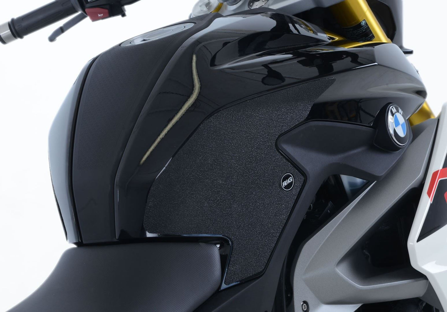 R&G Tank Traction Grips for BMW G310R '17-'20 Colour: Clear