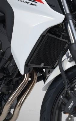 Radiator Guards for Honda CB500F ('13-'15) and CB500X '13- & CB400X '19- models. Colour: Black