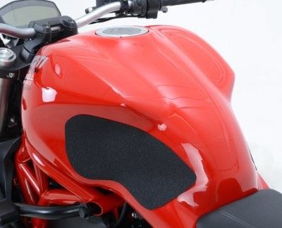 R&G Tank Traction Grip for Ducati Monster 1100 /  1100 EVO '10- &, 1200 S '14- and 797 '17- Colour: Black