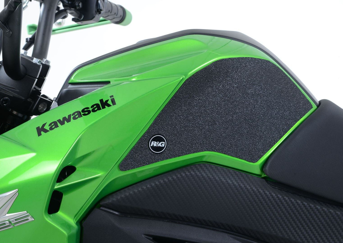 R&G Tank Traction Grip for Kawasaki Z125 / Z125 Pro '16- Colour: Clear