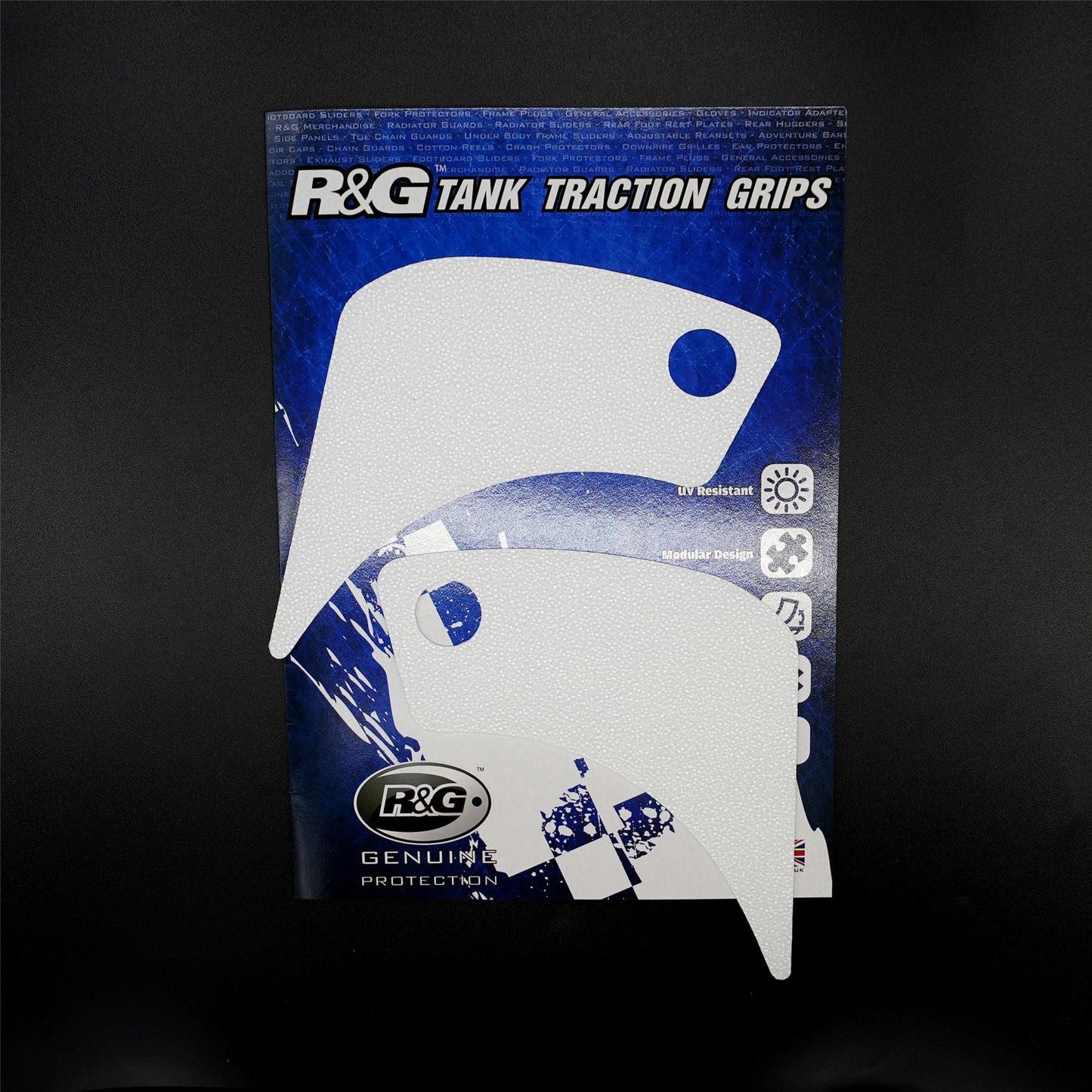 R&G Tank Traction Grips for Lexmoto LXR (SE) '21- Colour: Clear