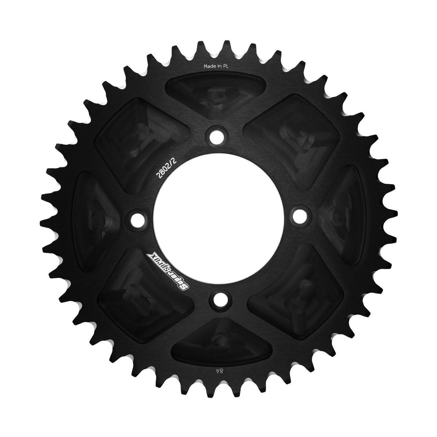 SUPERSPROX ALUMINIUM REAR TRIALS 2802/2-48 BLACK SOLID TRIAL REAR AP-BT2802S