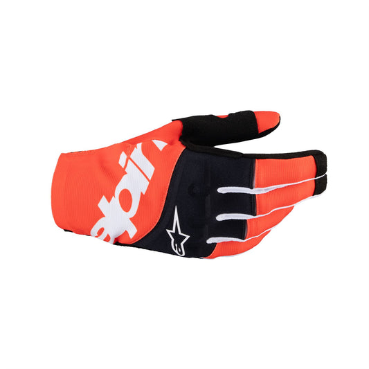 Alpinestars Techstar Gloves - Black Hot Orange - M