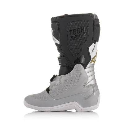 Alpinestars Tech 7S Youth - Black Silver White Gold - US 8 / EU 42