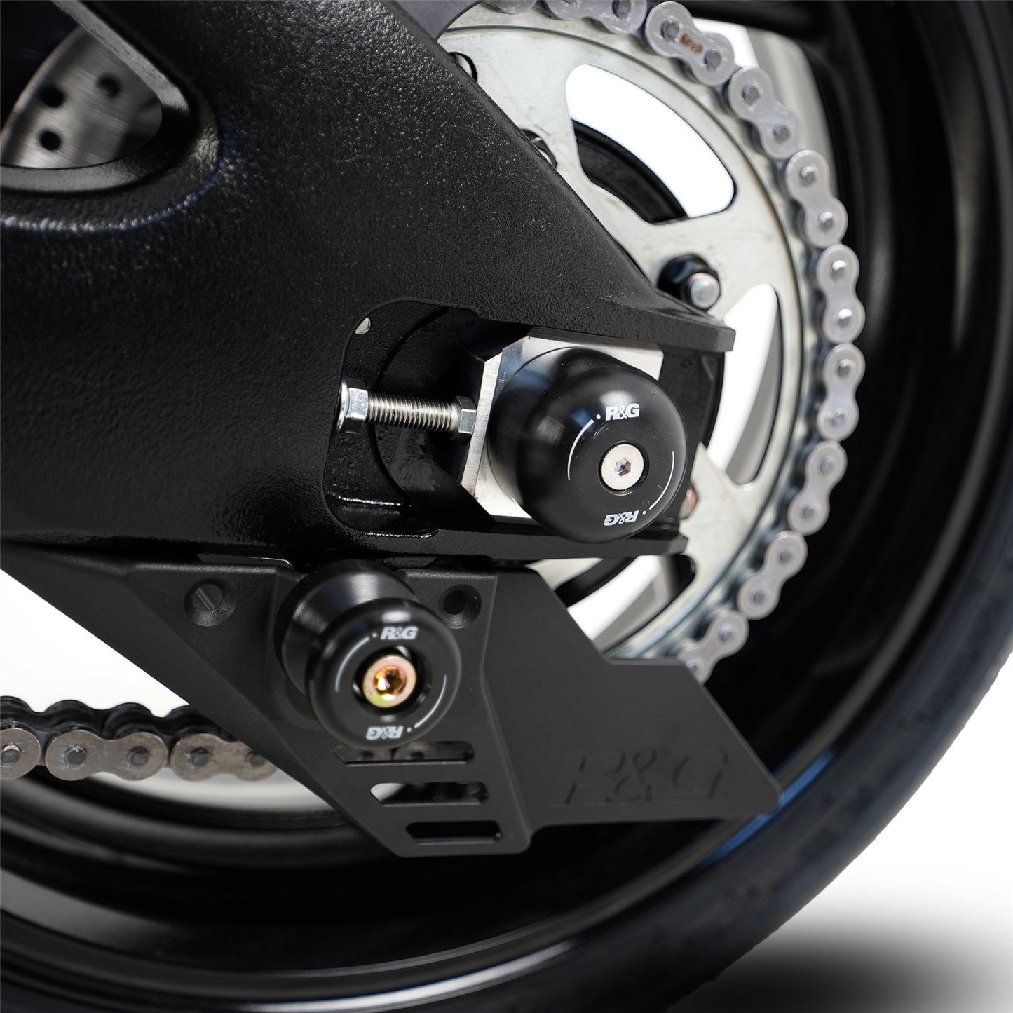 Swingarm Protectors for the Suzuki GSX-S1000, GSX-S1000FA '15-, Katana '19- & GSX-S1000 GT '22-, Suzuki GSX - S1000 GX '24-