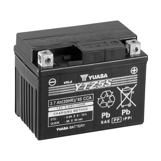 Yuasa YTZ5S (WC) 12V Factory Activated High Performance MF VRLA Battery