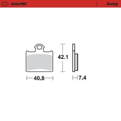 Moto-Master Racing SinterPRO Brake Pads - 96711