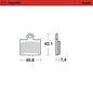 Moto-Master Racing SinterPRO Brake Pads - 96711