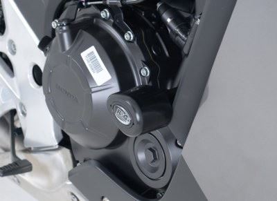 Crash Protectors - Aero Style for Honda CBR500R ('13-'15 ONLY) - NON DRILL KIT Colour: White