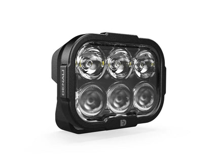 DENALI DL-6 Driving Light w/ DataDim Technology, 6-LED, Elliptical Hybrid Beam Colour: Yellow