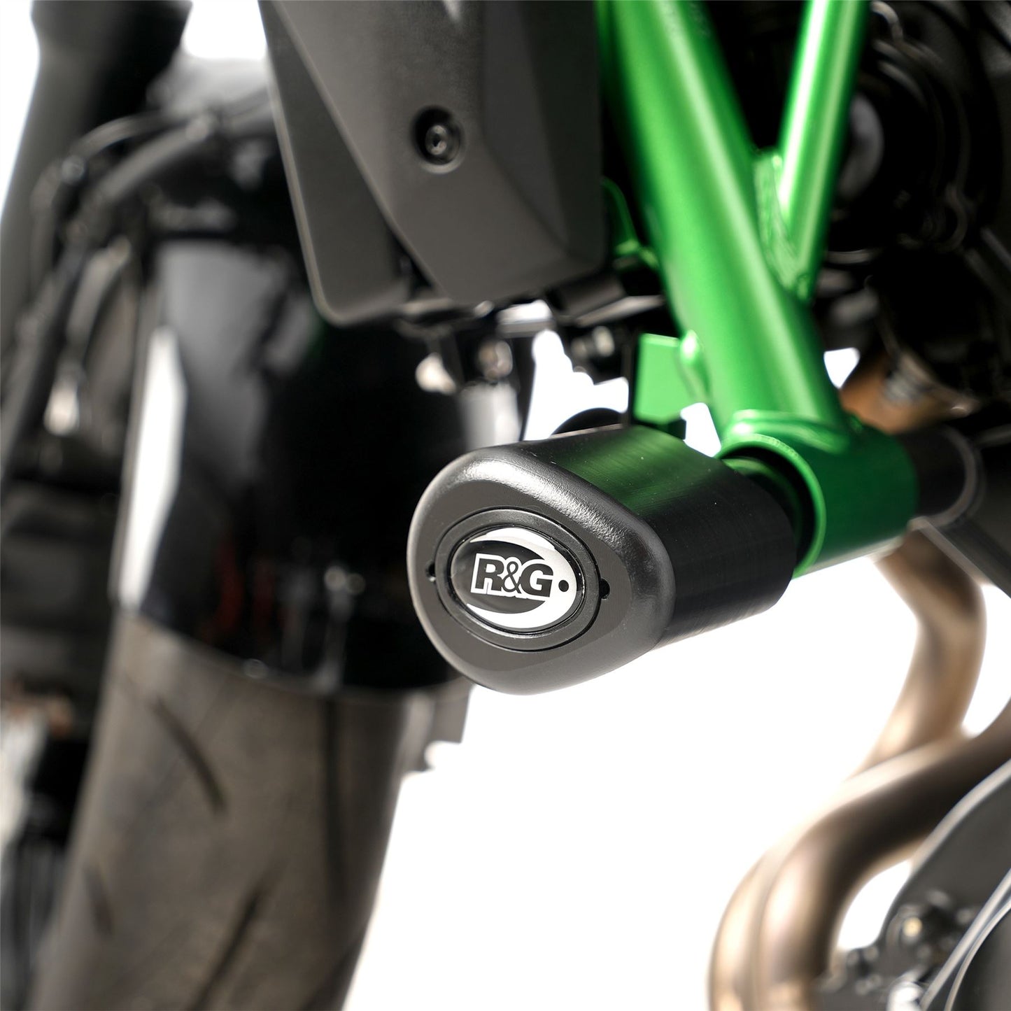 Crash Protectors - Aero Style for Kawasaki Z650 '17- , Z650RS '21- '24, Ninja 650 '17- '24 Colour: Black