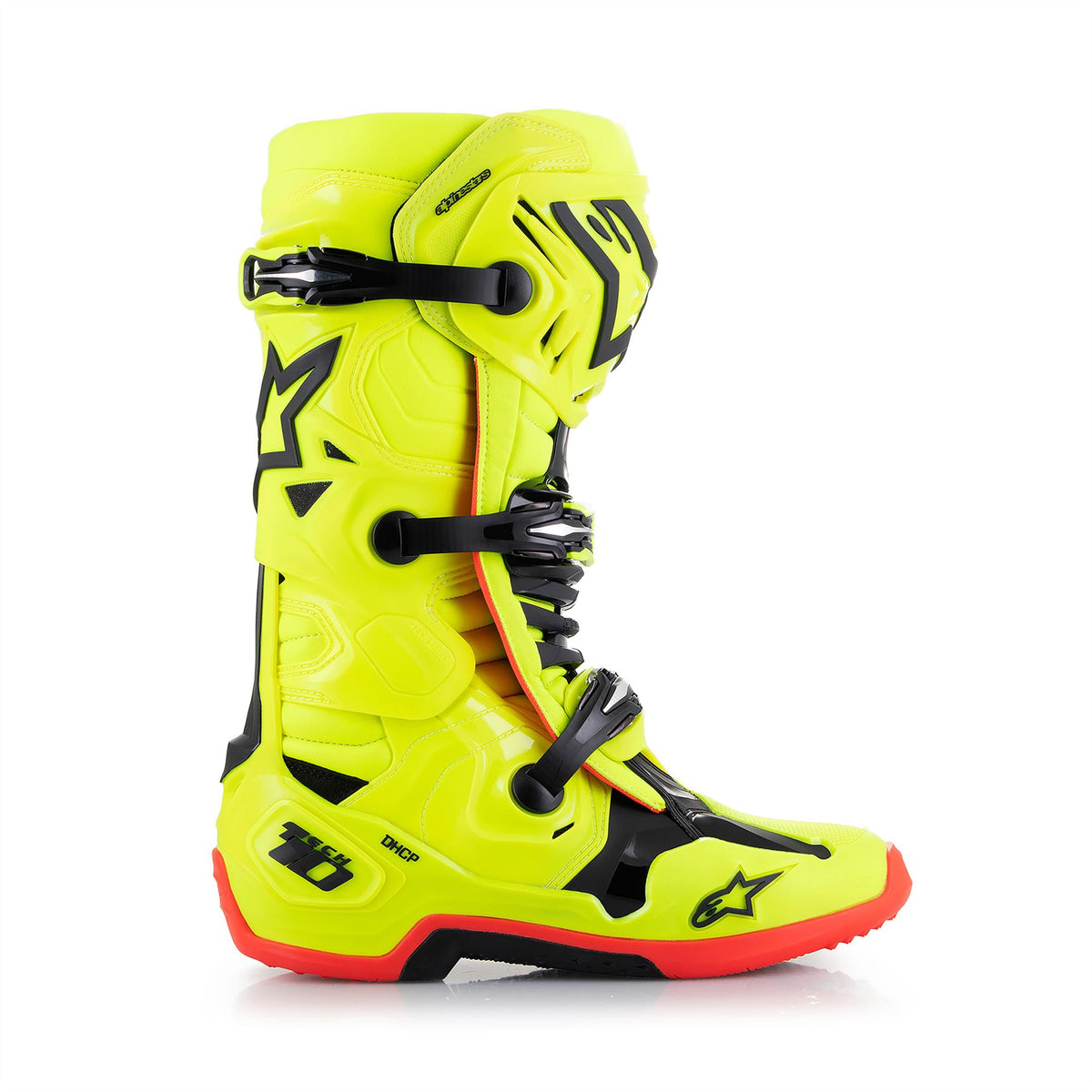 Alpinestars Tech 10 - Yellow Fluo Black Red Fluo - US 11 / EU 45.5