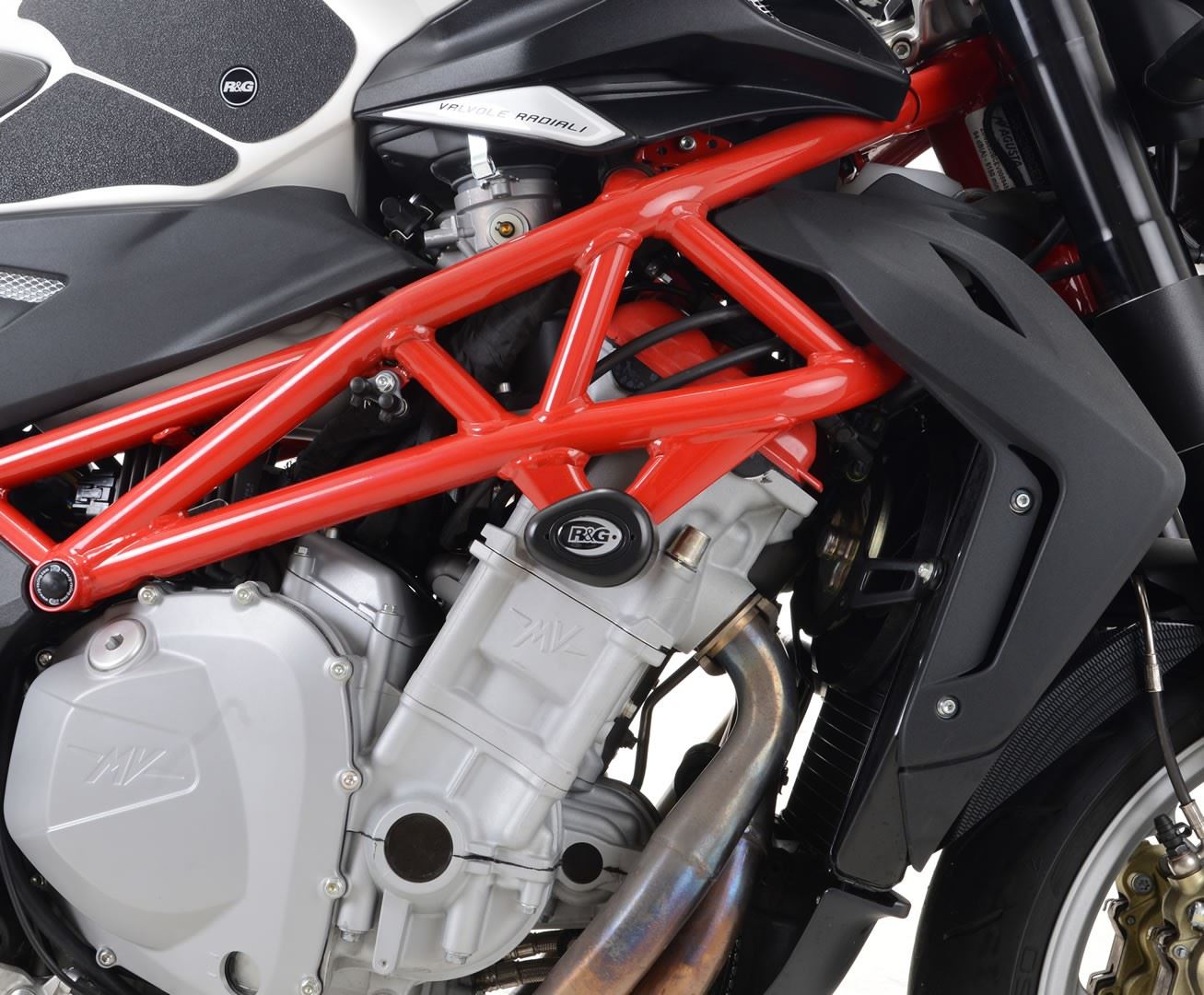 Crash Protectors - Aero Style for MV Agusta 1090 '13- Colour: Black