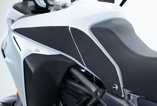 R&G Tank Traction Grips for Ducati Multistrada 1200 Enduro '16- Colour: Clear