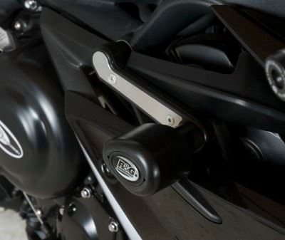 Crash Protectors - Aero Style for Triumph Daytona 675 ('13-) - ROAD Colour: White