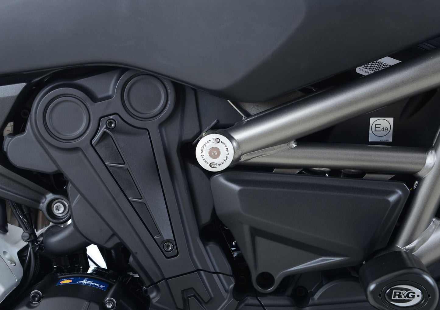 Frame Plug for the Ducati XDiavel,  XDiavel S '16- & Ducati Diavel 1260 (S) '21-