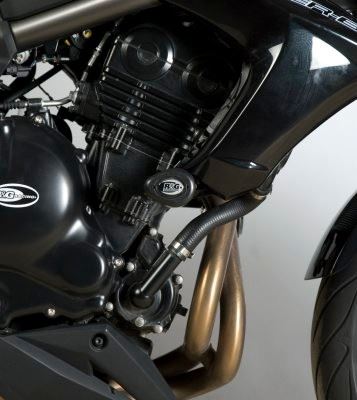 Crash Protectors - Aero Style for Kawasaki ER6-N '12- Colour: White