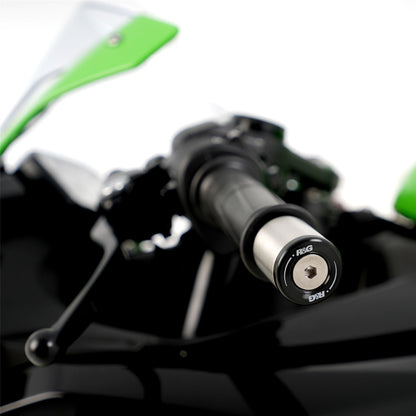 Bar End Sliders for KTM 690 Enduro '08, 690 SMC '08, SMC-R '12-'18, Kawasaki Z900 '17- /Z900RS '17- '24,  Ninja 250/ 400 '18-, ZX-6R '19- '24, Z400, Z250 '19-, Z650RS '21- '24, ZH2 '20- '24, ZX-4R(R) (SE) ’23- '24, Z500 (NINJA) '24-