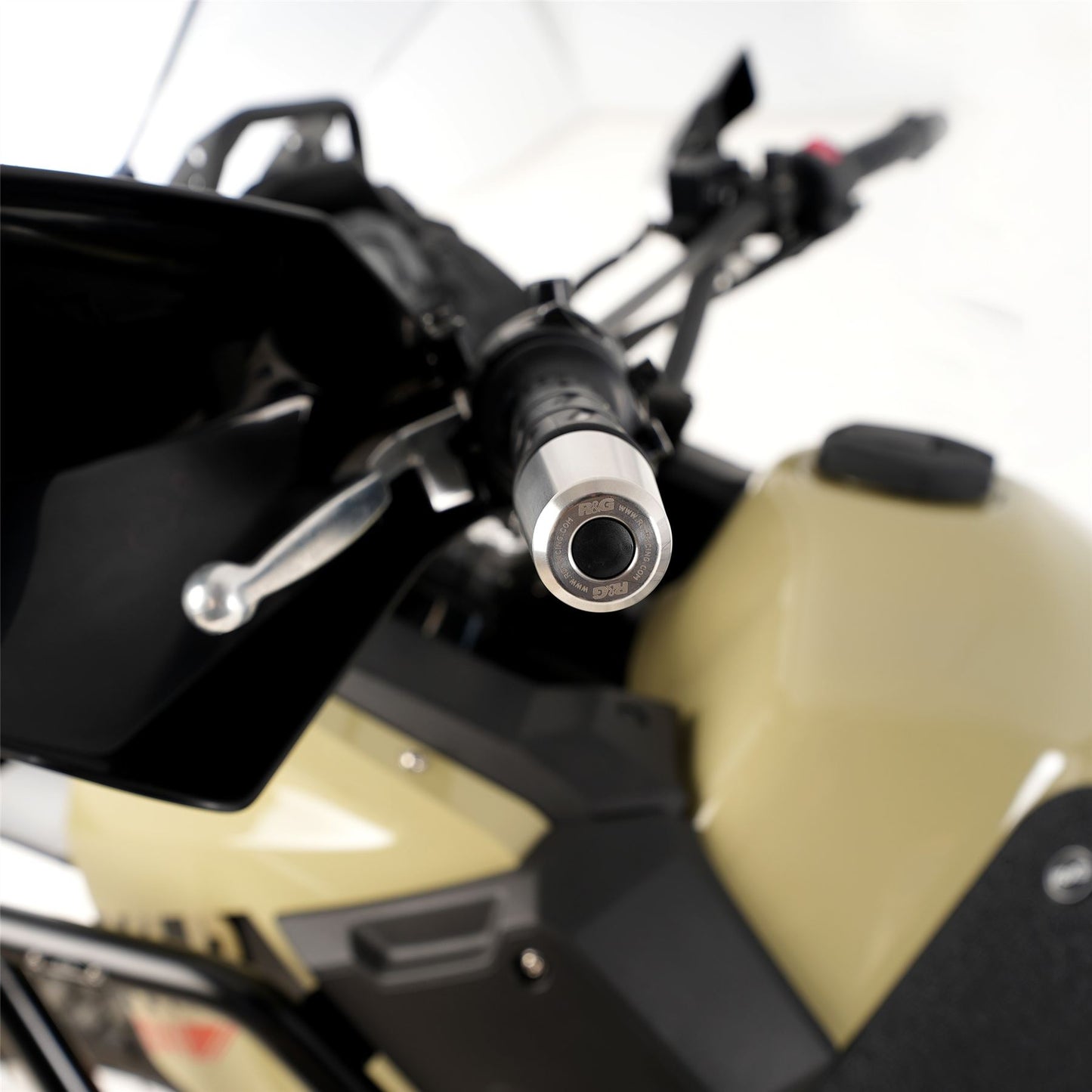 R&G Stainless Steel Bar Ends for Kawasaki Versys 1000 '12-'18, Z1000, ZZR1400, GTR1400, Ninja 125 '19-, Ninja 1000SX '20- '24 , Ninja 1100SX '25-,  Royal Enfield Himalayan '17- & Kawasaki KLR 650 '22-, Eliminator 500 2024