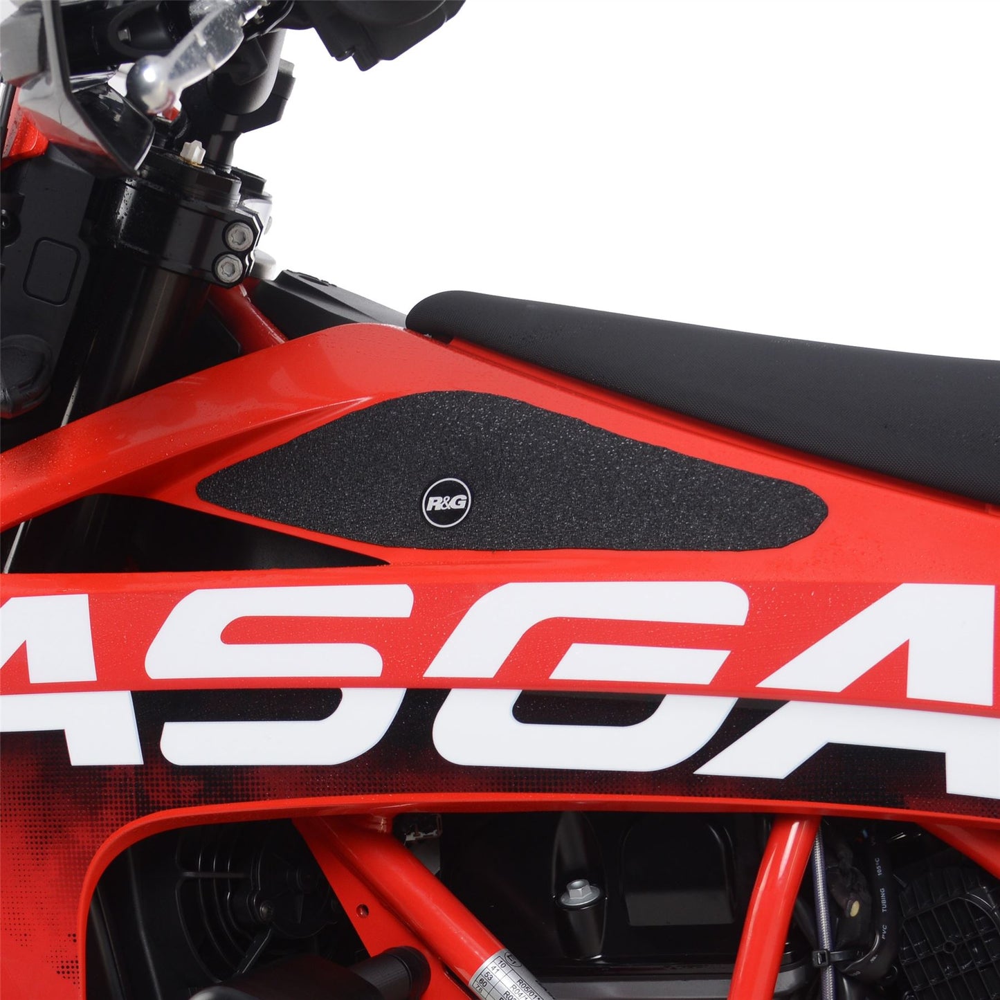 R&G Tank Traction Grips for GASGAS SM700 '22- Colour: Clear