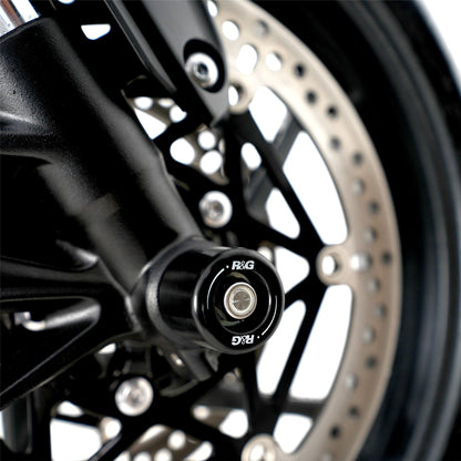 Fork Protectors for Triumph Street Triple R / RS 765 '17-, Street Triple S 765  '17-'20, Daytona 660 '24-, Trident 660 '21- & Daytona Moto2™ 765 '20- '24 (small bobbin)