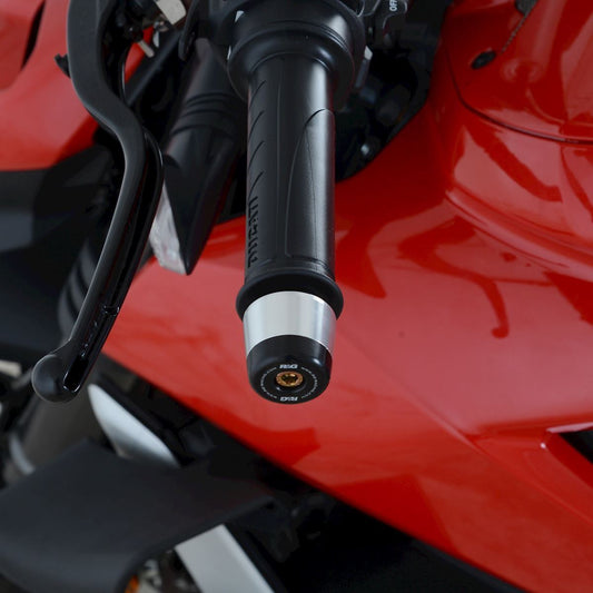 Bar End Sliders for the Ducati Streetfighter V4 S '20- '24, Multistrada V4(S) '21- '24 & Ducati Streetfighter V2 '22- '24.