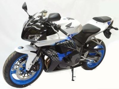 Crash Protectors - Aero Style for Honda CBR600RR '09-'12 Colour: White