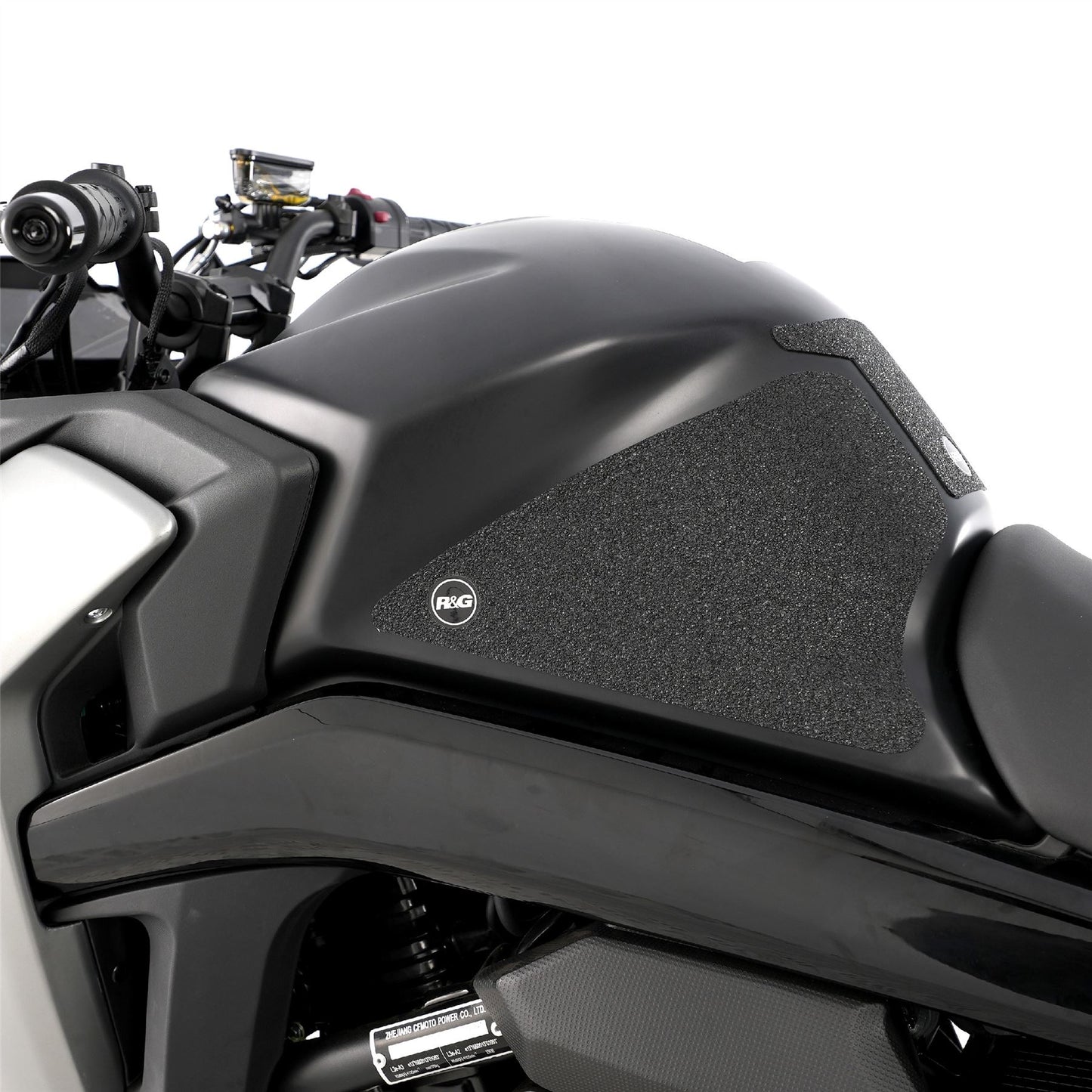 R&G Tank Traction Grips for CFMoto 650GT '19- Colour: Clear