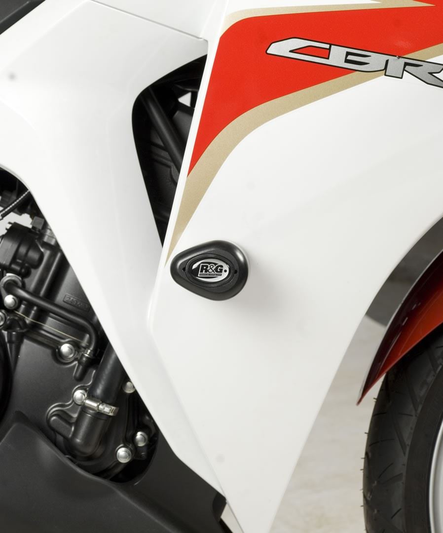 Crash Protectors - Aero Style for Honda CBR250R 2011- /WK SP250/SP50 and WKSP125 Colour: White