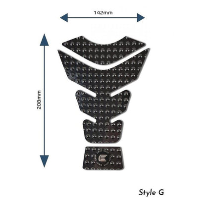 Eazi-Grip EVO Centre Tank Pads  Style : Style G Eazi-Grip Colour: Black