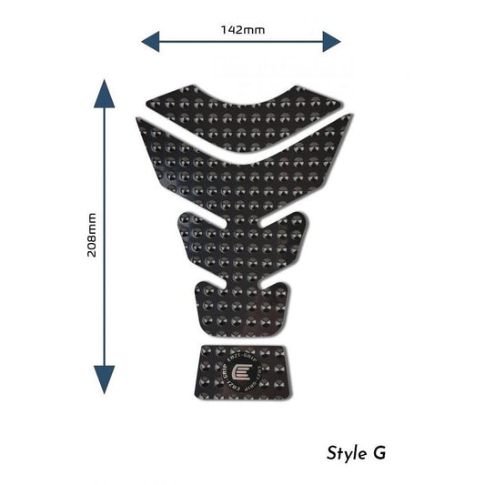 Eazi-Grip EVO Centre Tank Pads  Style : Style G Eazi-Grip Colour: Black