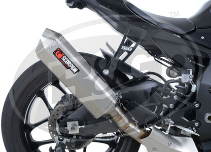 Scorpion Exhaust for Yamaha YZF-R1 '15- (Titanium Superstock) with R&G Exhaust Hanger
