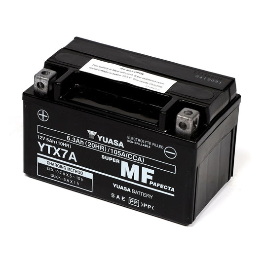 Yuasa YTX7A (WC) 12V Factory Activated MF VRLA Battery