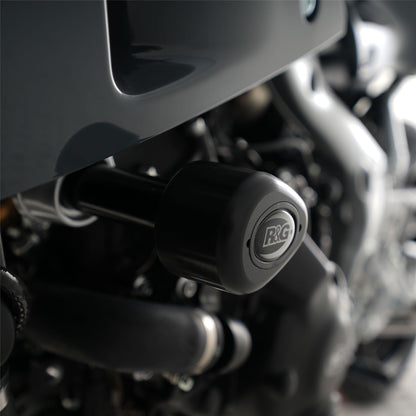 Crash Protectors -  Aero Style for Yamaha XSR900 GP '24-  Colour: Black