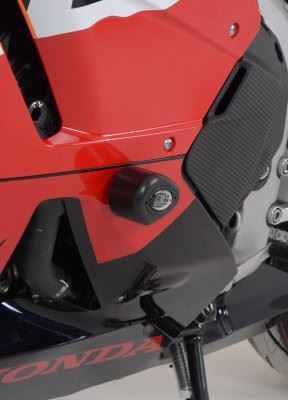 Crash Protectors - Aero Style for Honda CBR600RR '13- '23  DRILL KIT Colour: White