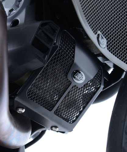 Front Cylinder Head Guard for Ducati Monster 1200 / 1200S / 1200R '14- Mounting Block Colour: Black