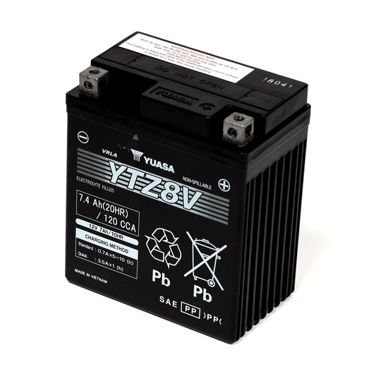 Yuasa YTZ8V (WC) 12V Factory Activated High Performance MF VRLA Battery