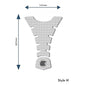 Eazi-Grip EVO Centre Tank Pads  Style : Style H Eazi-Grip Colour: Clear