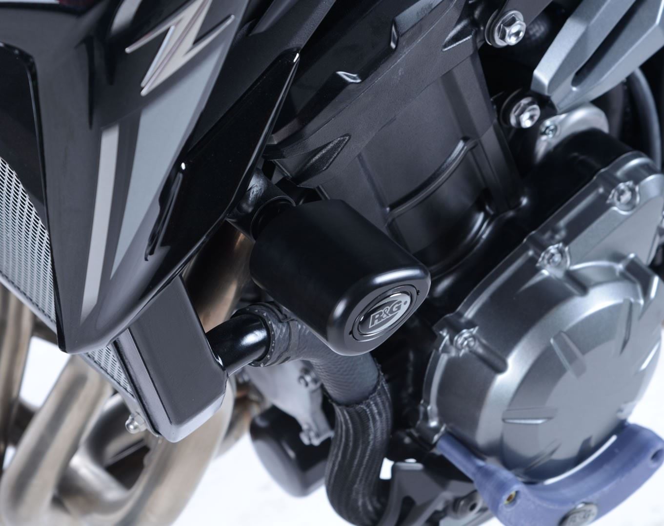 Crash Protectors - Aero Style for Kawasaki Z900 '17-  Colour: White