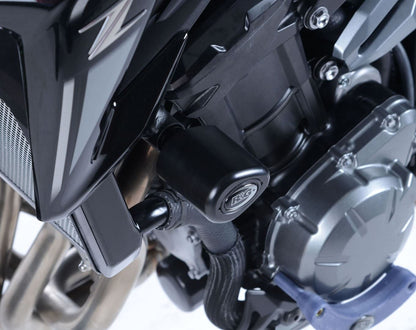 Crash Protectors - Aero Style for Kawasaki Z900 '17-  Colour: White