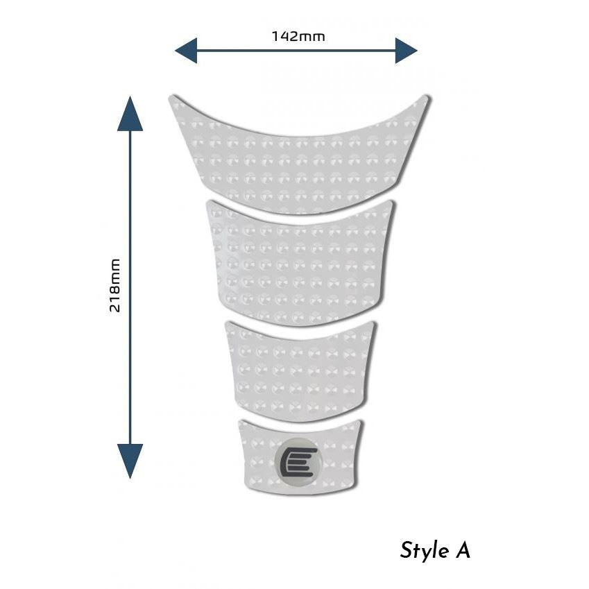 Eazi-Grip EVO Centre Tank Pads  Style : Style G Eazi-Grip Colour: Black