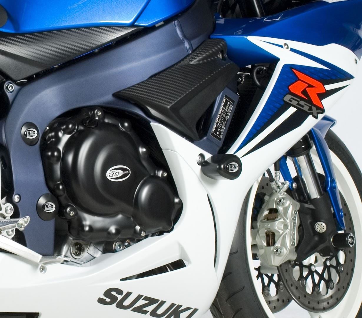 Crash Protectors - Aero Style for Suzuki GSXR600/750 '11- '24 Drill Kit Colour: White