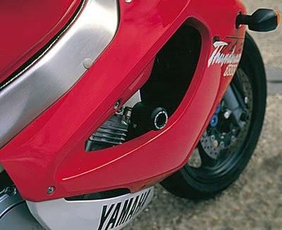 Crash Protectors - Classic Style for Yamaha Thunderace Colour: White