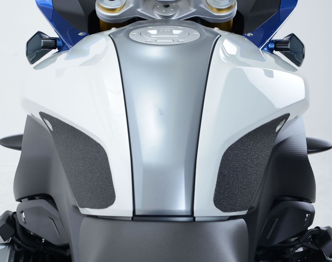 R&G Tank Traction Grips for BMW R1200RS '15- Colour: Clear