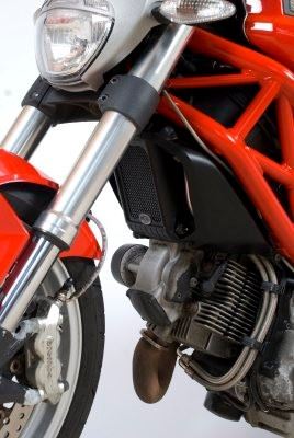 Oil Cooler Guard  for  Ducati Monster 1100 / 1100S / 1100EVO & 795/796 '09- Colour: Black